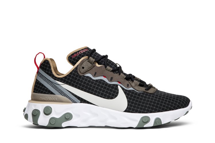 

Кроссовки Nike size x React Element 55 'Escape Pack', черный