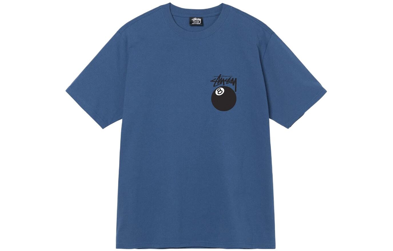 Белая футболка Stussy 8 Ball, Желтый — фото 4
