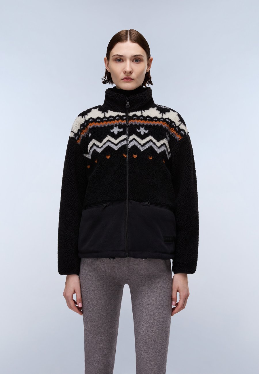 

Флисовая куртка Napapijri Fleece jacket, Black Beauty/Black