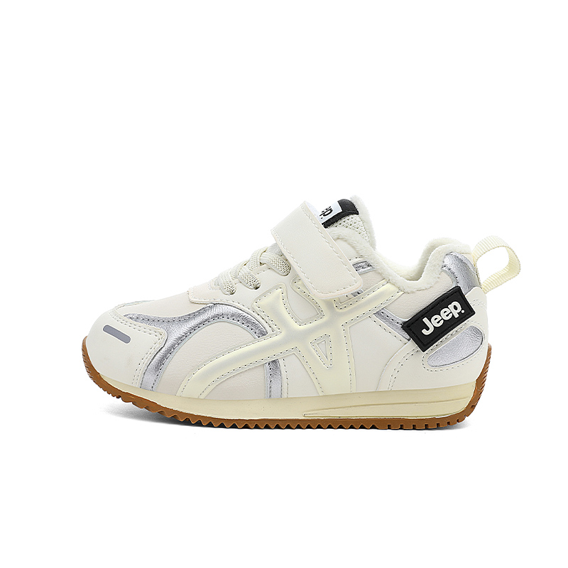 

Jeep Детские хлопковые кроссовки Ivory White Kids'