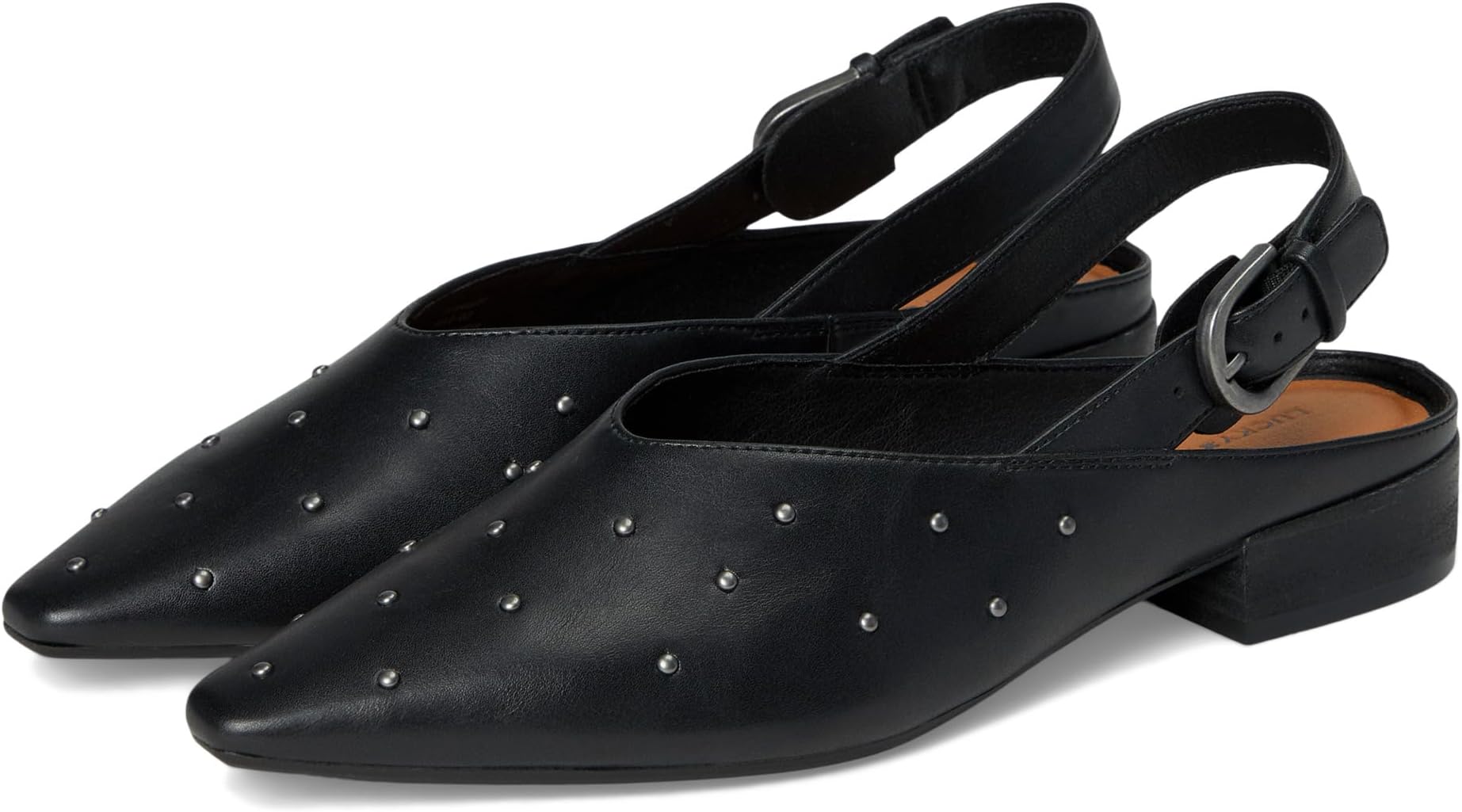 Туфли Lucky Brand Brigeet Studded Slingback Mule, черный
