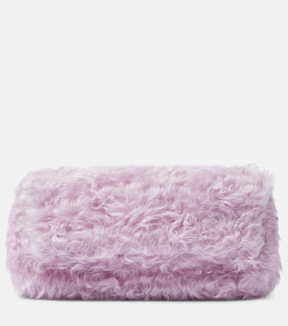

Клатч из искусственного меха Dries Van Noten, фиолетовый