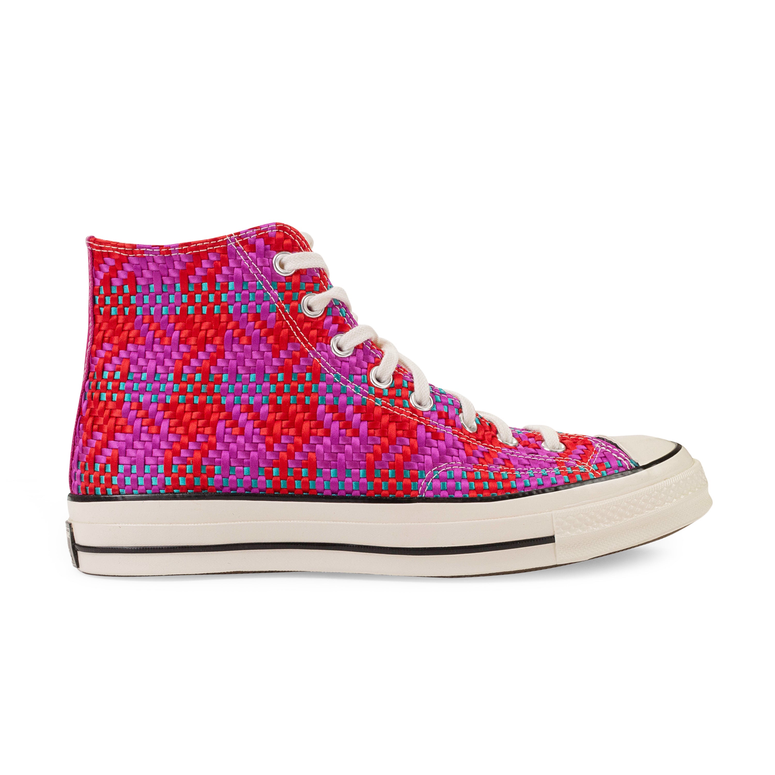 

КРАСНО-РОЗОВЫЕ ВЫСОКИЕ КРОССОВКИ CHUCK 70-Х Converse
