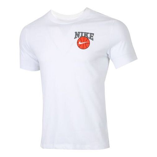 

Футболка dri-fit dunk on u basketball printing short sleeve white Nike, белый