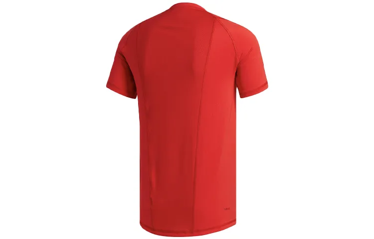 Футболка мужская светло-алая Adidas, Light Scarlet — фото 3