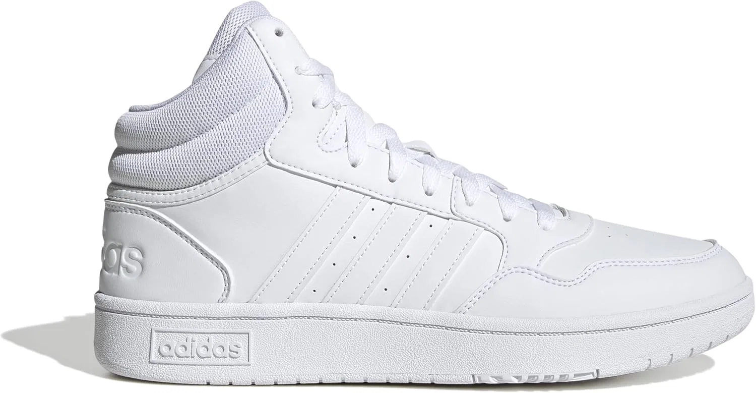 Кроссовки Adidas Herren Hoops 3.0 Mid Lifestyle Basketball Classic Vintage Schuhe, Ftwr White Ftwr White Ftwr White — фото 2