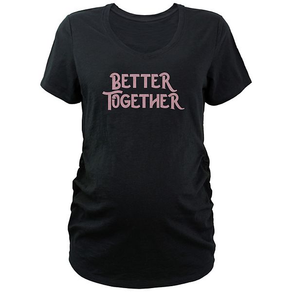 

Футболка с V-образным вырезом для беременных Better Together Unbranded