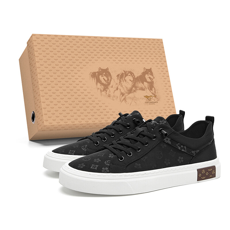 

Кроссовки SEPTWOLVES Skateboard Shoes Men Low-Top, черный