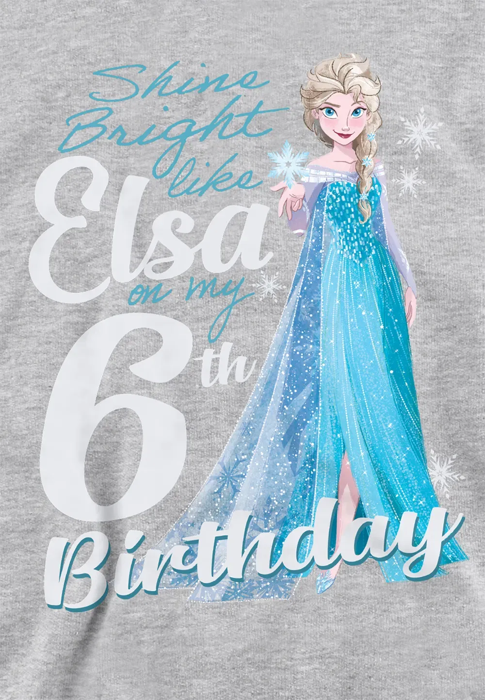 Детская худи Disney Frozen Elsa, серый — фото 2