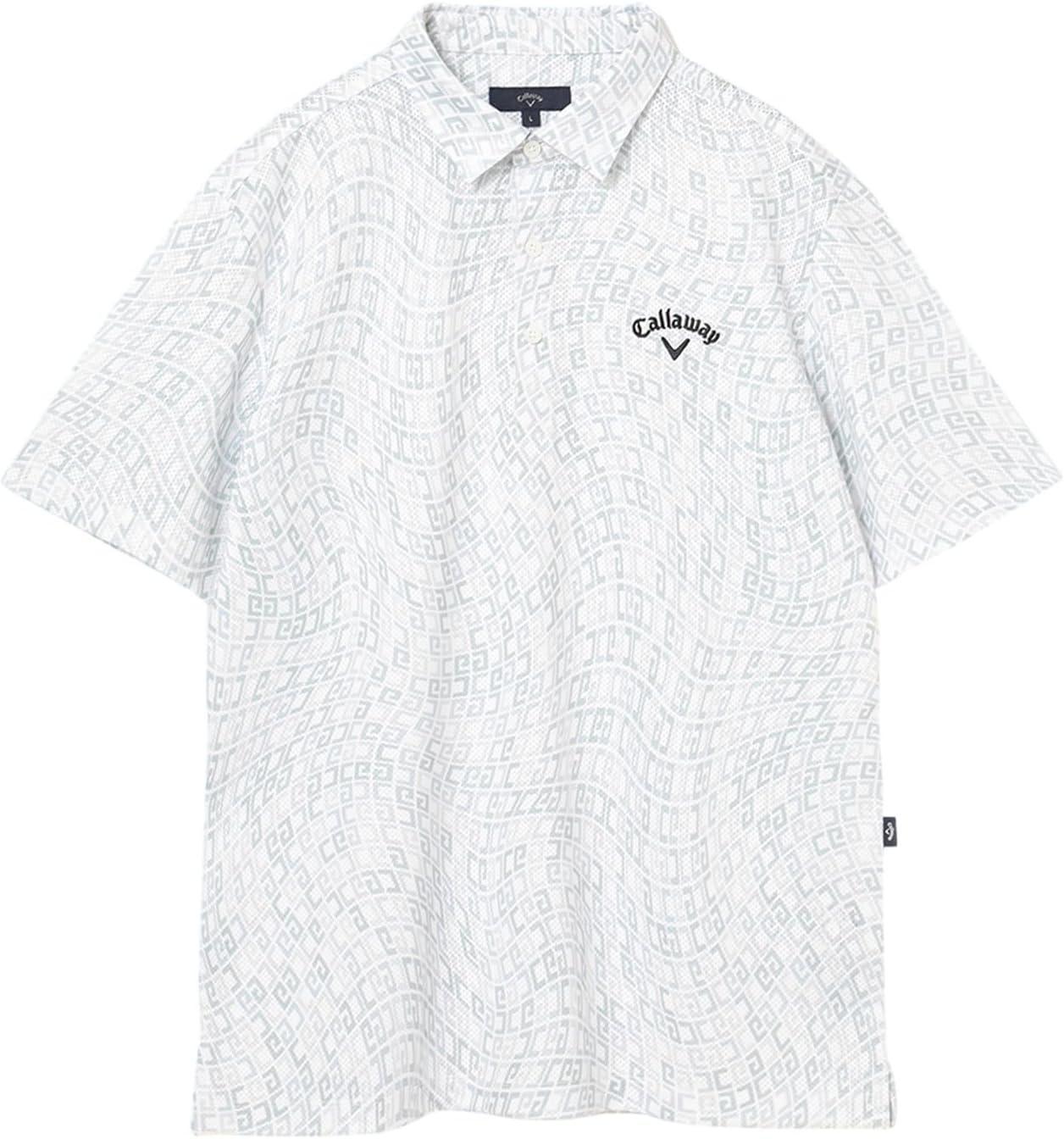 

Мужская поло-рубашка Callaway C25134120 с коротким рукавом (впитывающая пот, быстросохнущая, с текстурированной сеткой) / для гольфа, серый