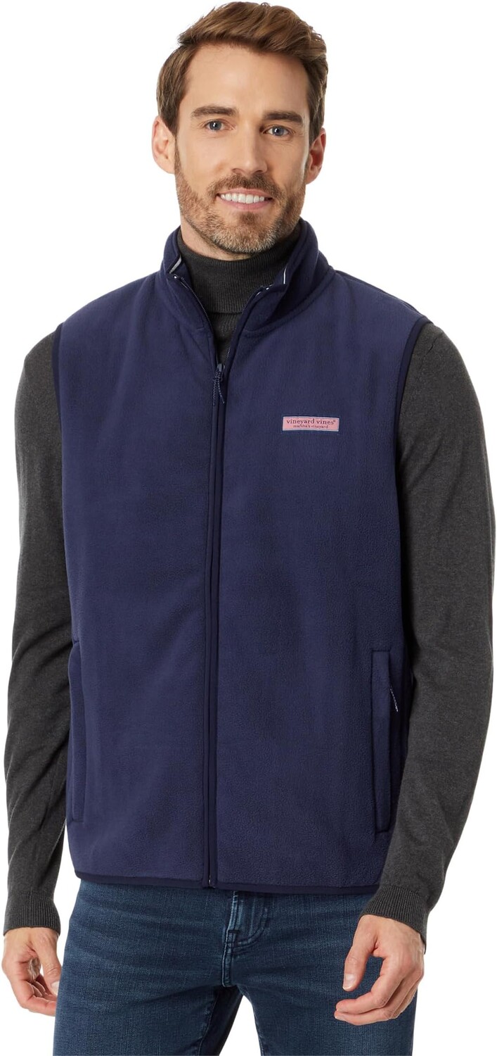 

Флисовый жилет Harbour Vineyard Vines, цвет Nautical Navy
