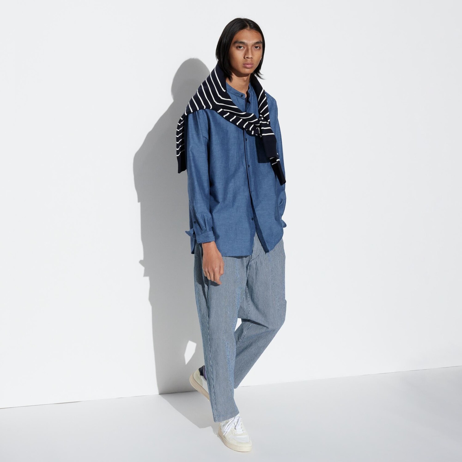 

Брюки UNIQLO свободные, синий