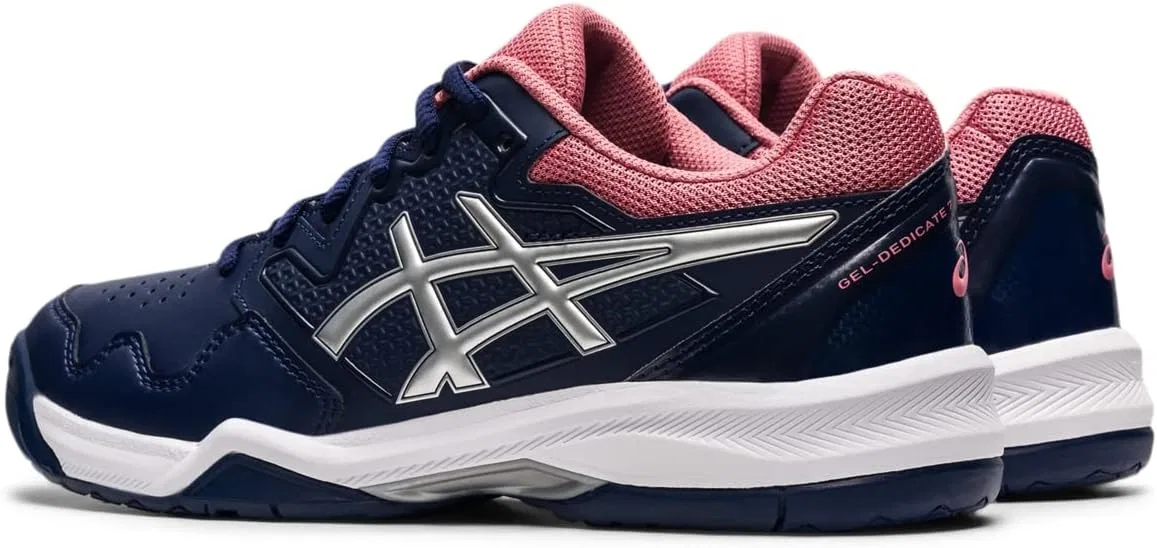 Кроссовки для тенниса ASICS Gel-Dedicate 7, Peacoat/Pure Silver — фото 4