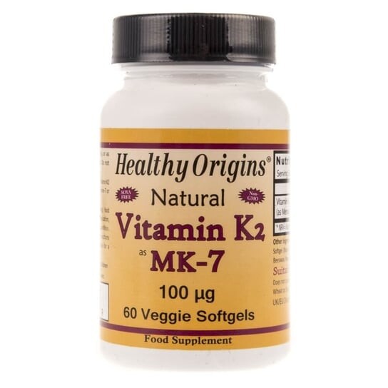 

Витамин К2 МК-7 Healthy Origins, 100 мкг, 60 капсул