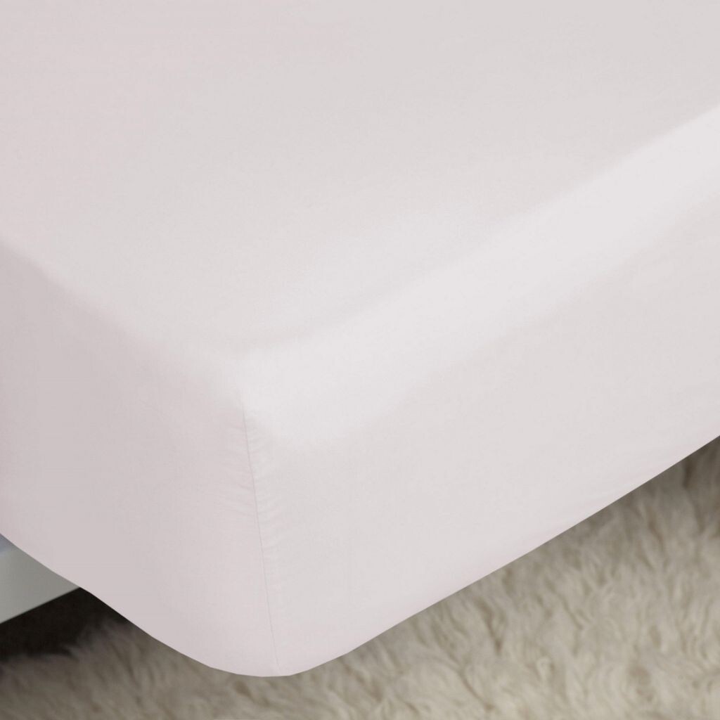 

Простыня Belledorm Easy Care из перкаля BM171 (двойная) (Светло-розовый)