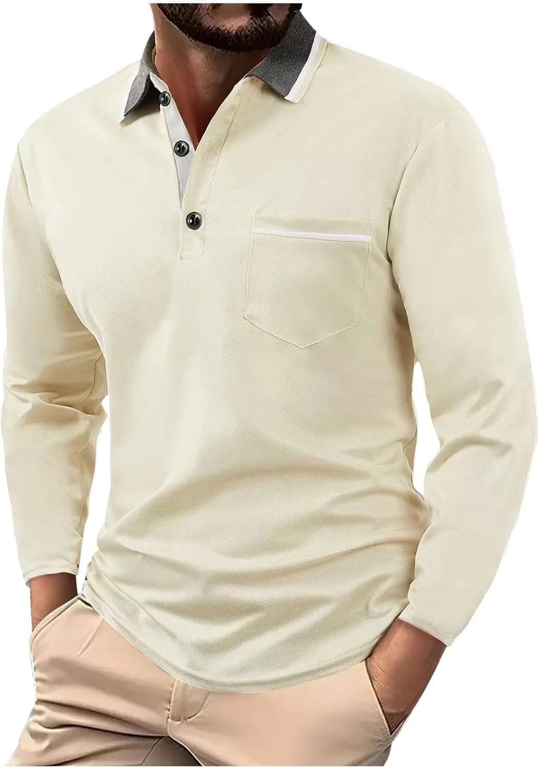 

Футболка-поло для мужчин Color Block Slim Fit