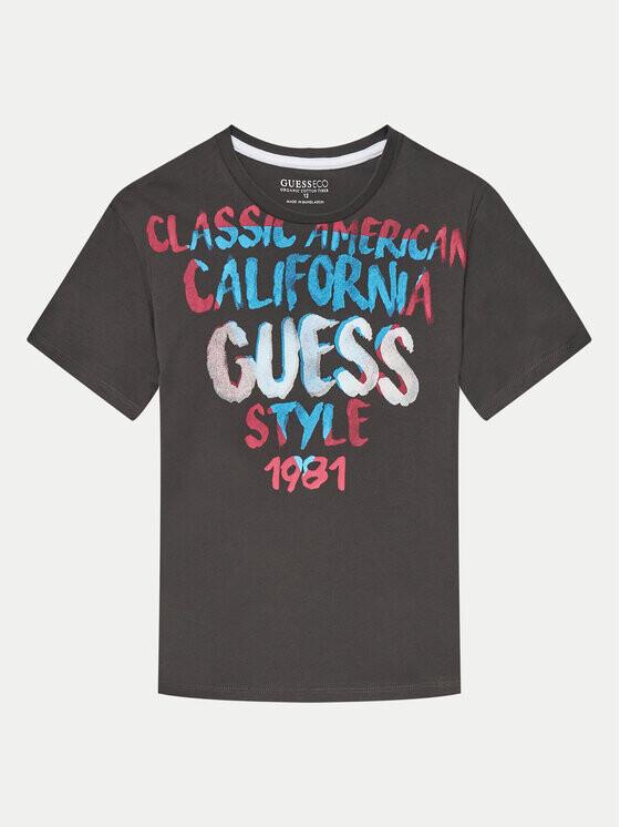 

Футболка стандартного кроя Guess, серый