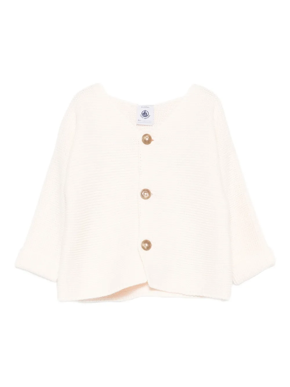 

Кардиган в рубчик Petit Bateau, розовый