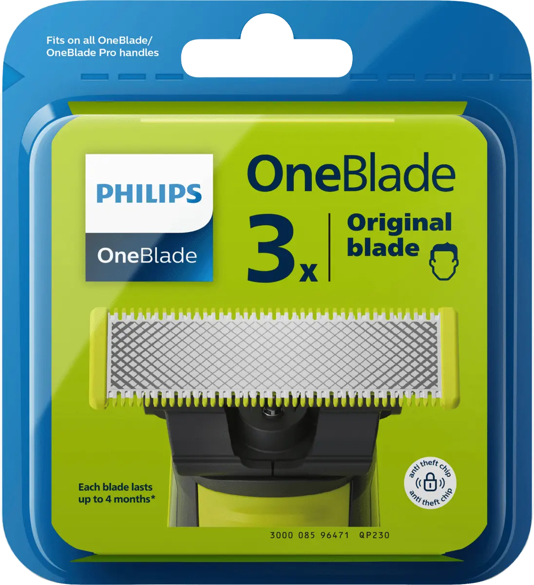 

Лезвия для бритвы OneBlade QP230/50 3 шт. Philips