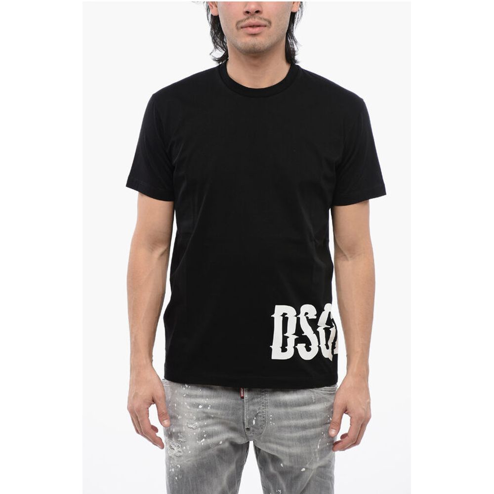 

Футболка Cool Fit из хлопка с напечатанным логотипом Dsquared2, Black