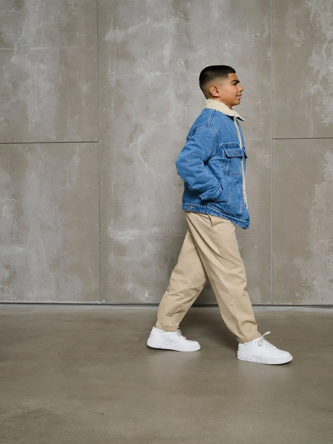 Джинсовая куртка, джинсовая, ONLY & SONS Junior, medium blue denim — фото 3