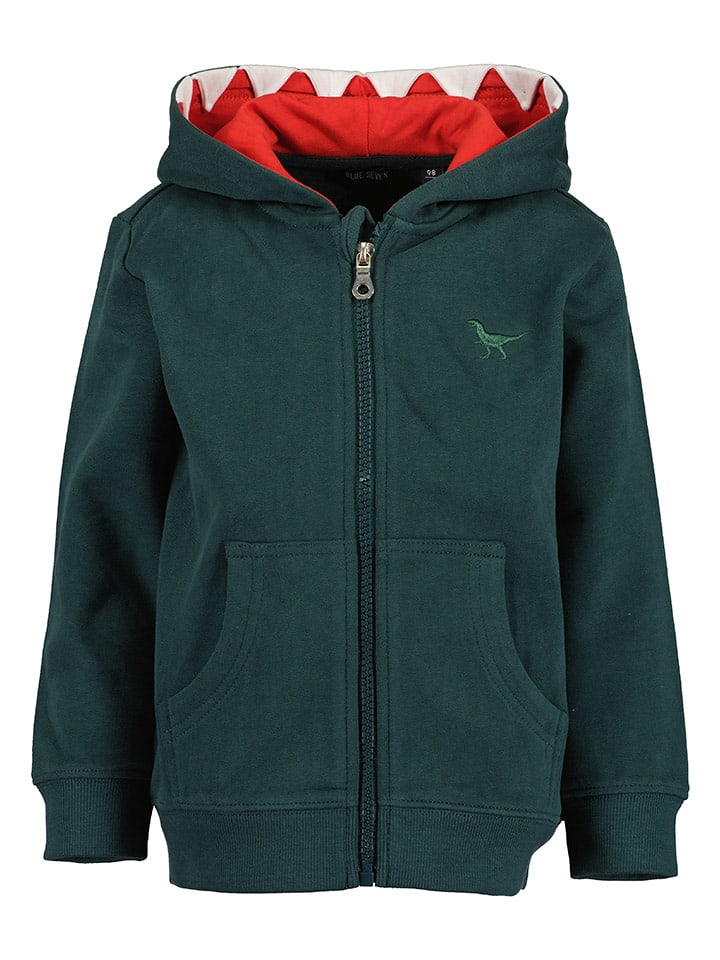 

Blue Seven Темно-зеленая/красная толстовка