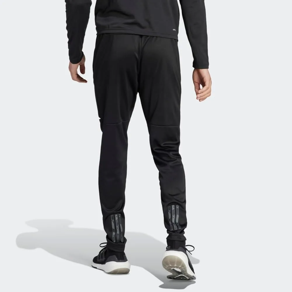 Мужские тренировочные брюки Adidas Training Essentials Seasonal Woven Training Pants, черно-белый — фото 4