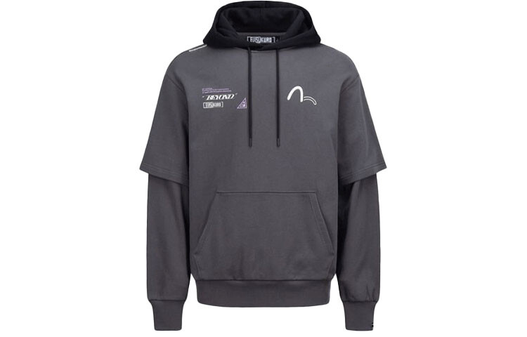 

Толстовка мужская темно-серая Evisu, темно-серый