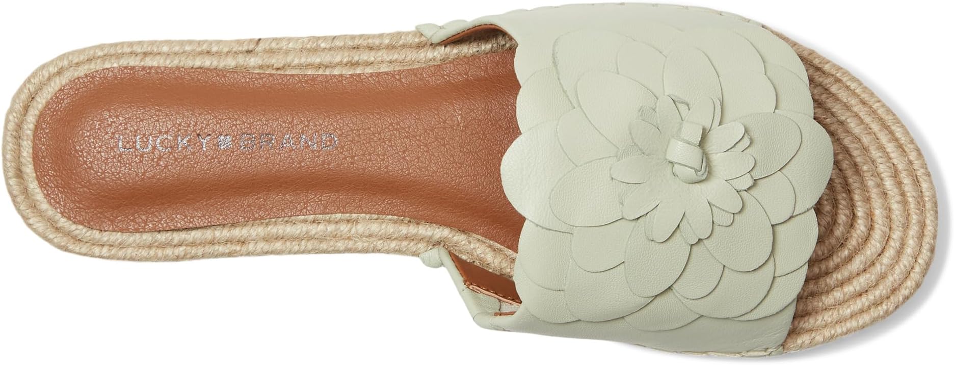 Сандалии Lucky Brand Biricha Floral Flat Sandals, цвет Peppermint — фото 2