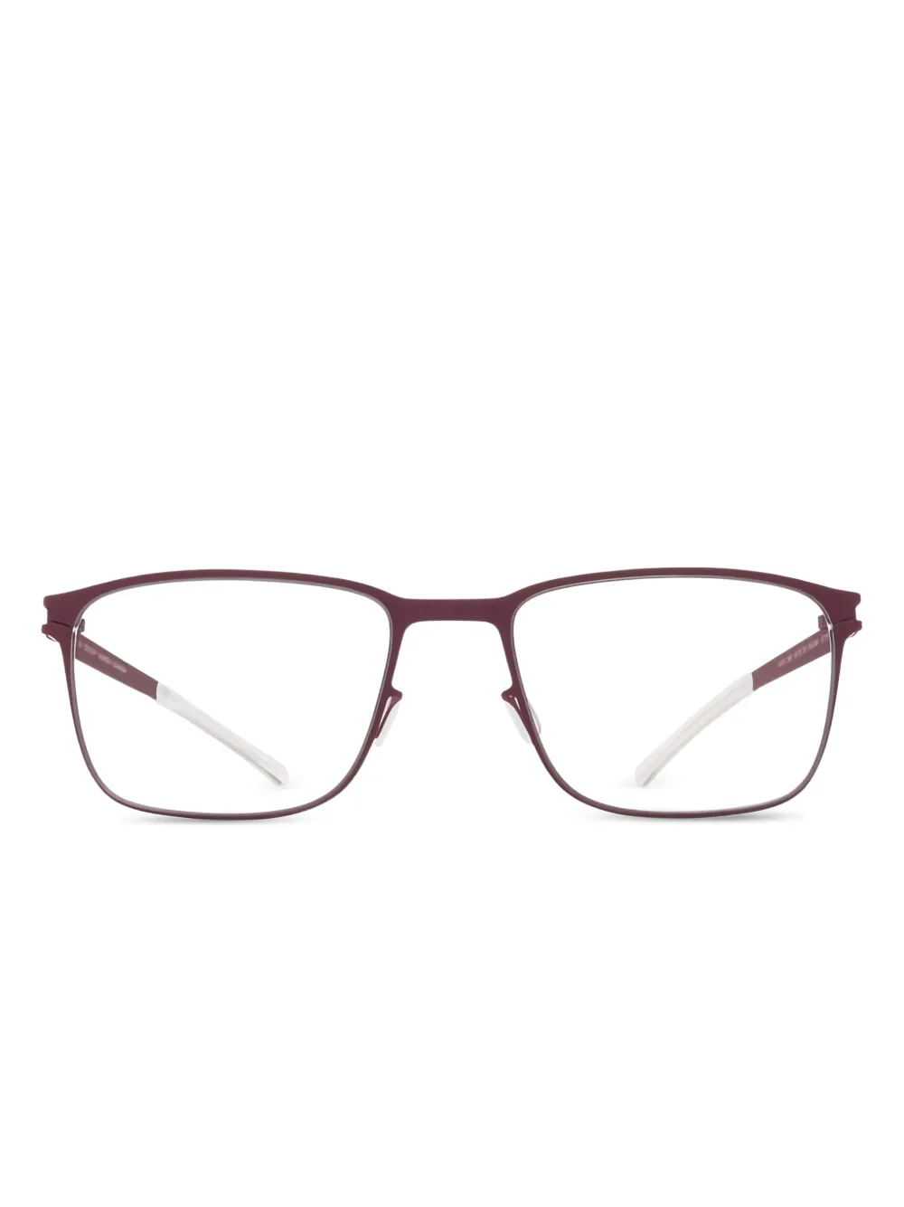 

Очки в прямоугольной оправе Mykita, красный