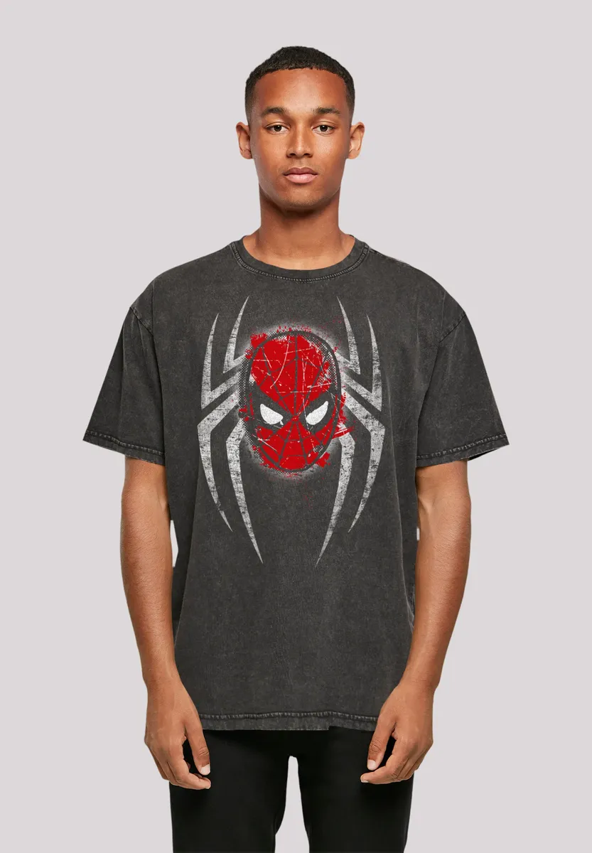 

F4NT4STIC Футболка "Marvel Spiderman Spider Mask", премиум качество, черный