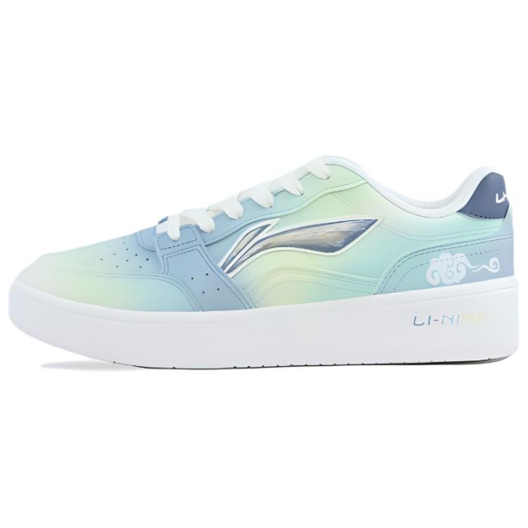 

LINING Кроссовки для скейтбординга Acer Truncatum с противоскользящей подошвой, износостойкие, мужские, сине-желтые