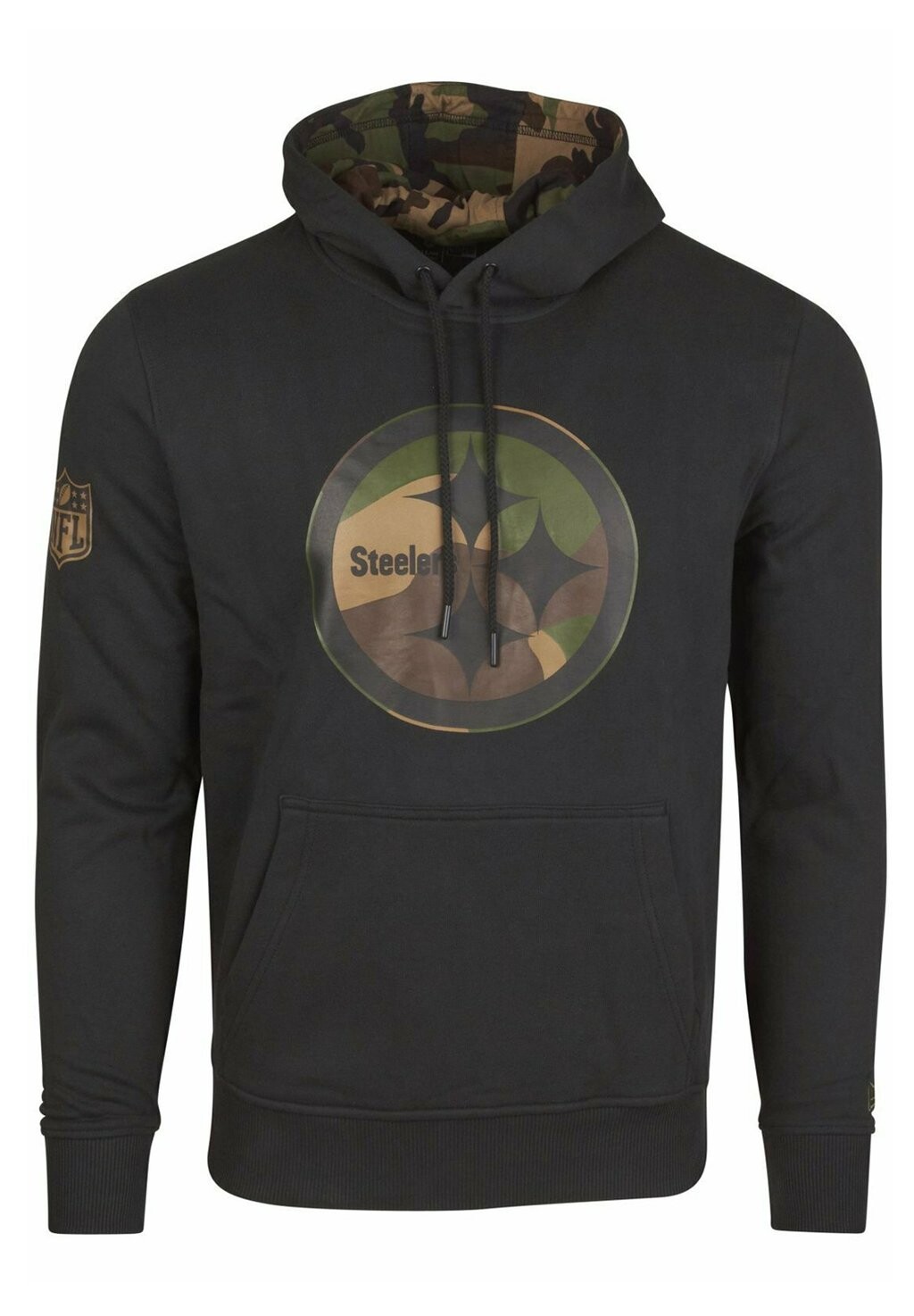 

Толстовка NFL PITTSBURGH STEELERS New Era, цвет black wood camo