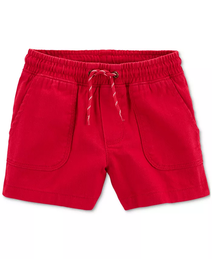

Шорты для мальчиков Toddler Boys Pull-On Cotton Shorts Carter's, красный