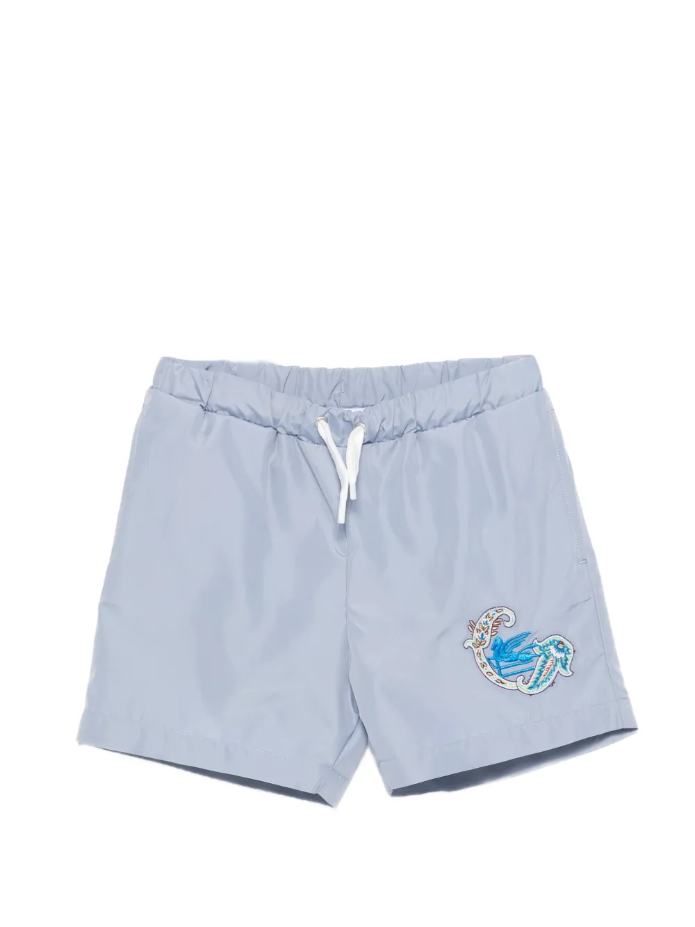 

Плавательные шорты с вышивкой Etro Kids, синий
