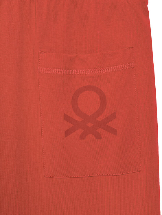 Спортивные шорты обычного кроя 3BL0C903L United Colors Of Benetton, красный — фото 3