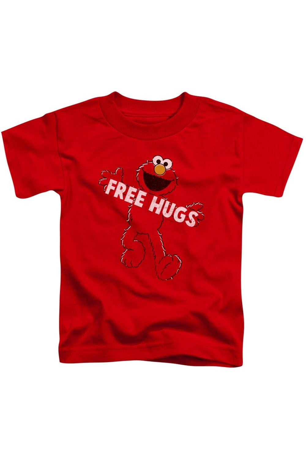 

Футболка с коротким рукавом "Sesame Street" "Free Hugs" для детей Gildan, красный