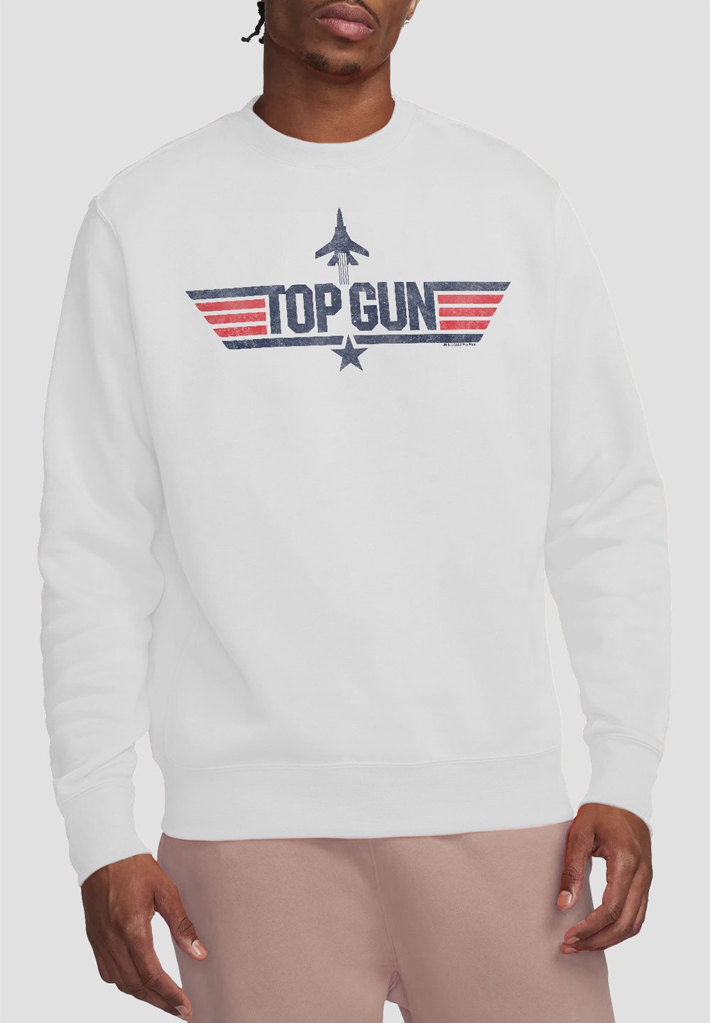 

Толстовка TOP GUN LOGO Cotton Soul, белый