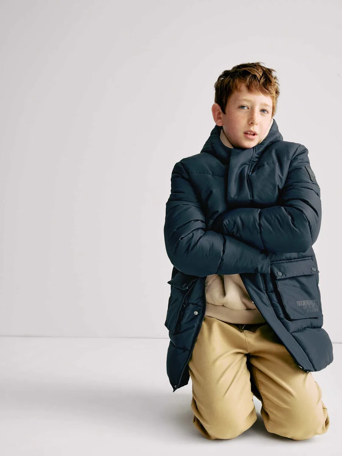 Пальто Marks & Spencer, бирюзовый — фото 3