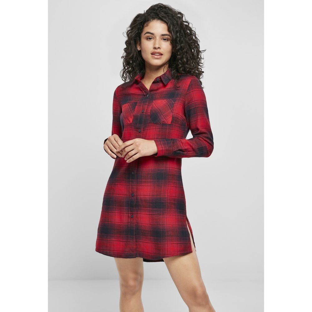

Рубашка Urban Classics Dress Check, синий