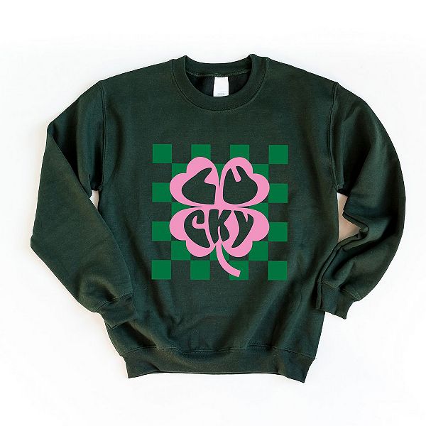 

Свитшот Lucky Clover в клетку Simply Sage Market, Forest