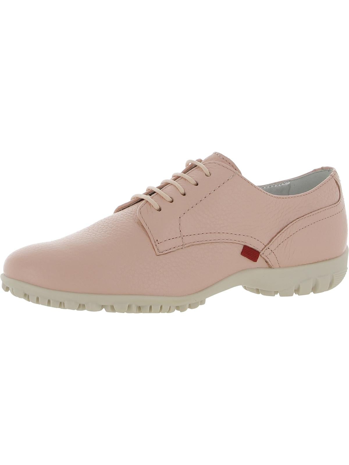 

Женские кожаные оксфорды для гольфа Pacific Golf Marc Joseph, цвет Baby Pink Tumbled Grainy