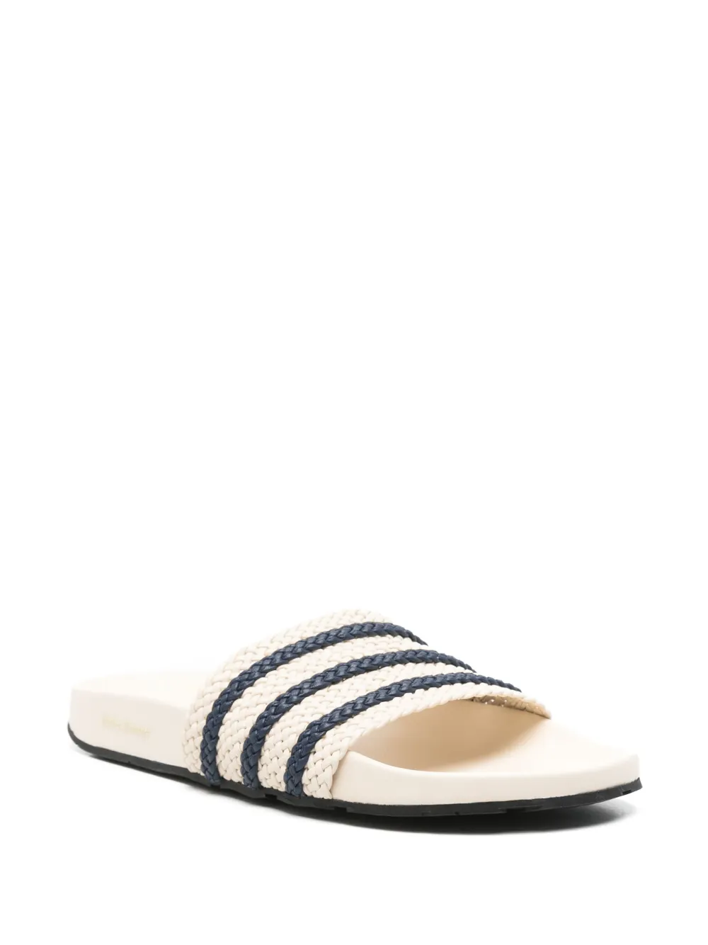 Шлепанцы Adilette из коллаборации с Wales Bonner adidas, белый — фото 2