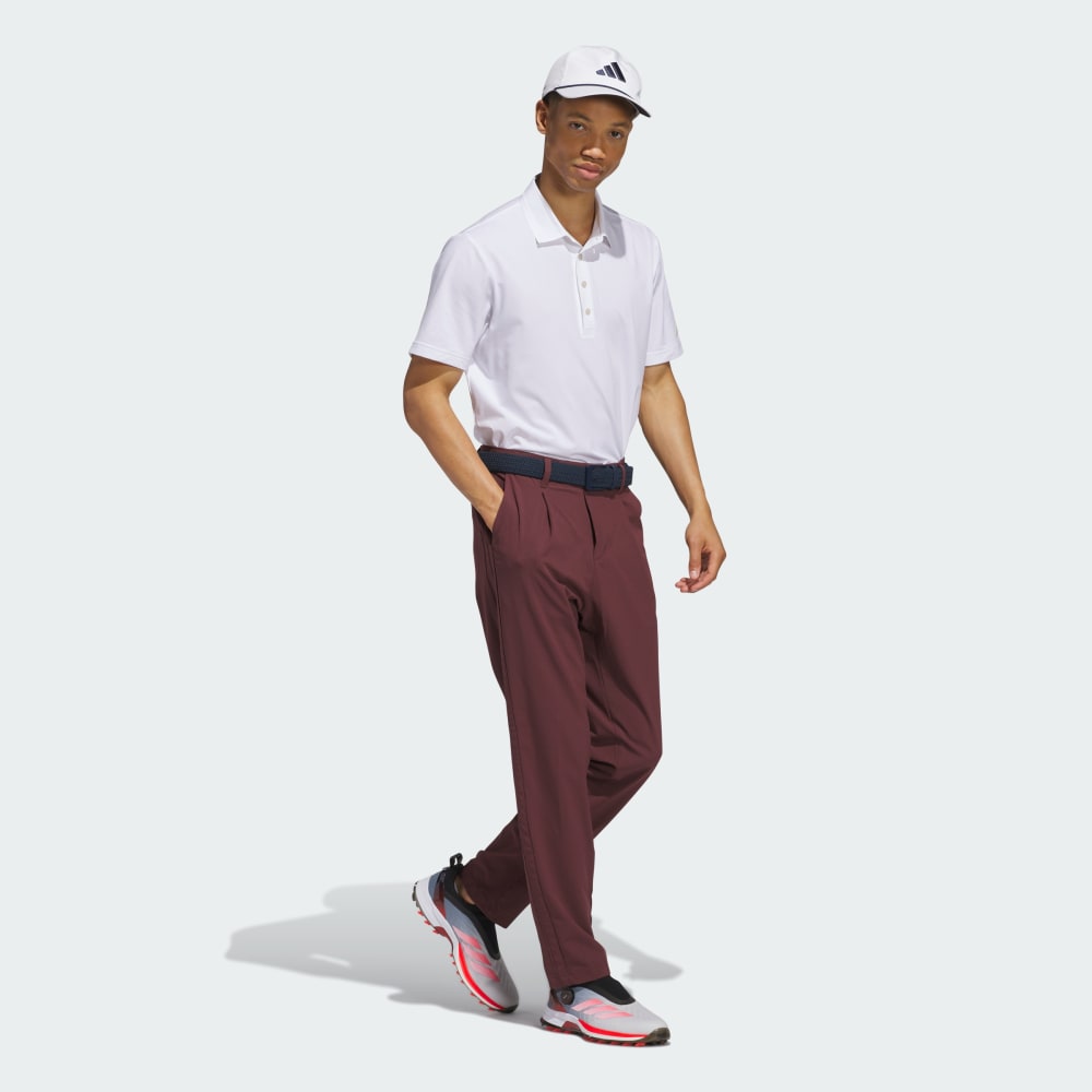 Спортивная футболка Adidas Ultimate365 Twistknit Tour Polo Shirt, белый — фото 3