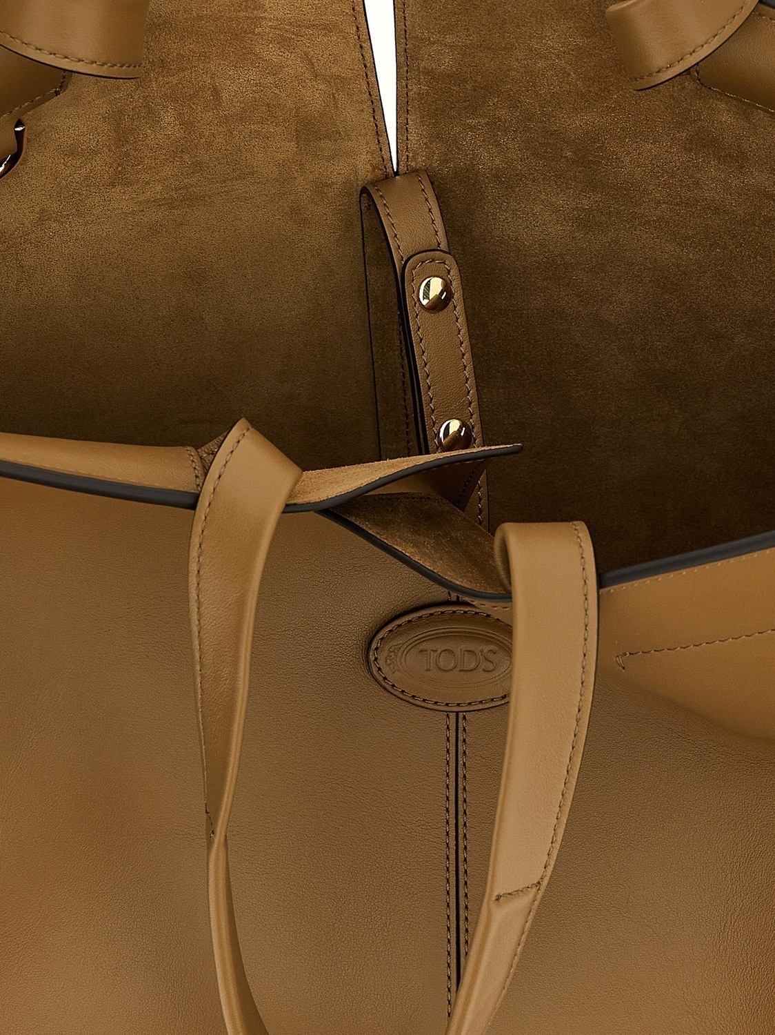 Шоппер среднего-малого размера 'Tod's Di Bag Folio' TOD'S, зеленый — фото 4