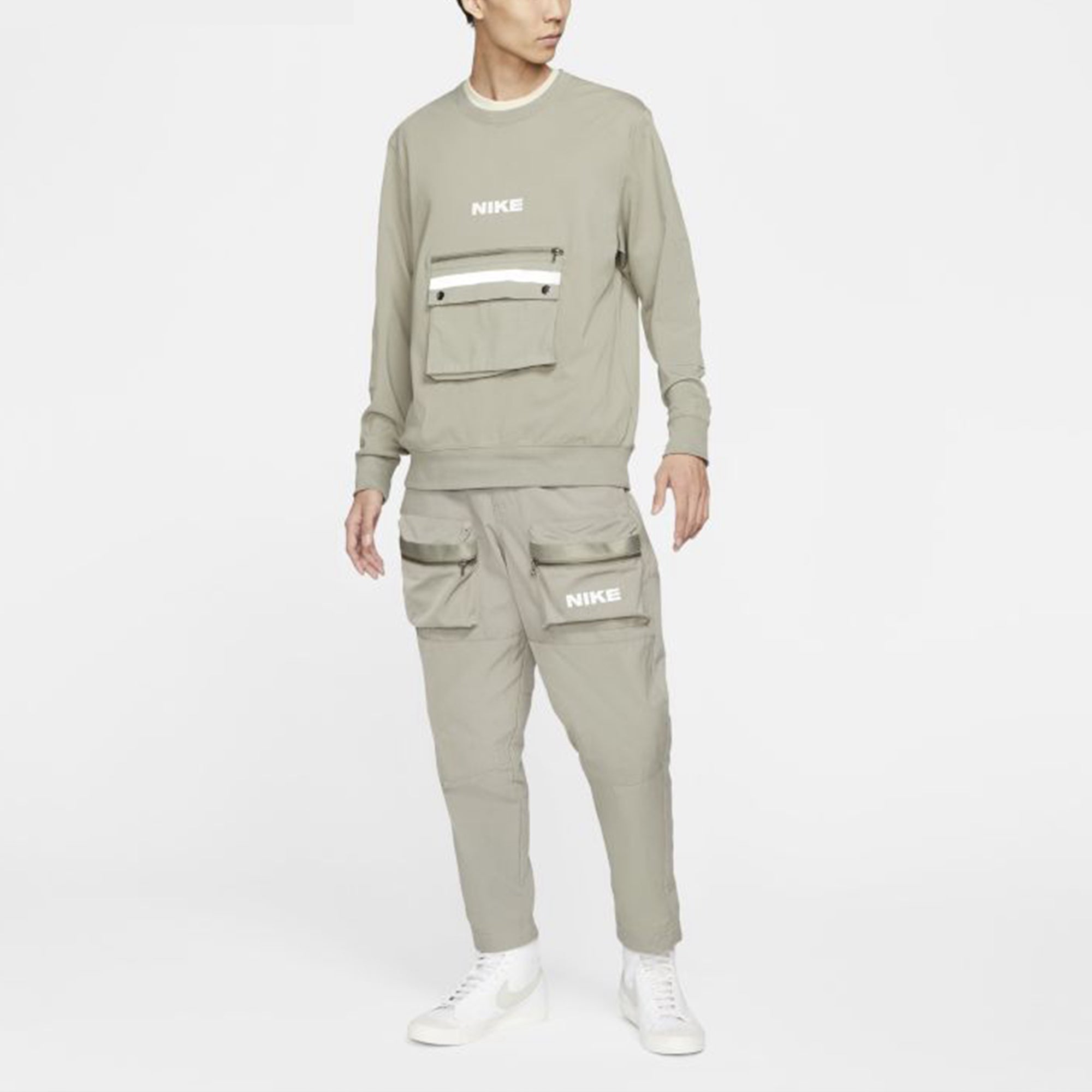 Худи Nike Nsw City Made Athleisure Casual Sports Big Pocket Round Neck Pullover DA0070-320 — фото 3