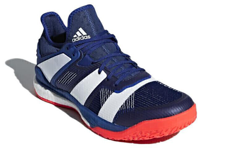 Кроссовки Stabile Training Unisex Low-top Белый/Королевский синий/Зеленый папоротник Adidas — фото 3
