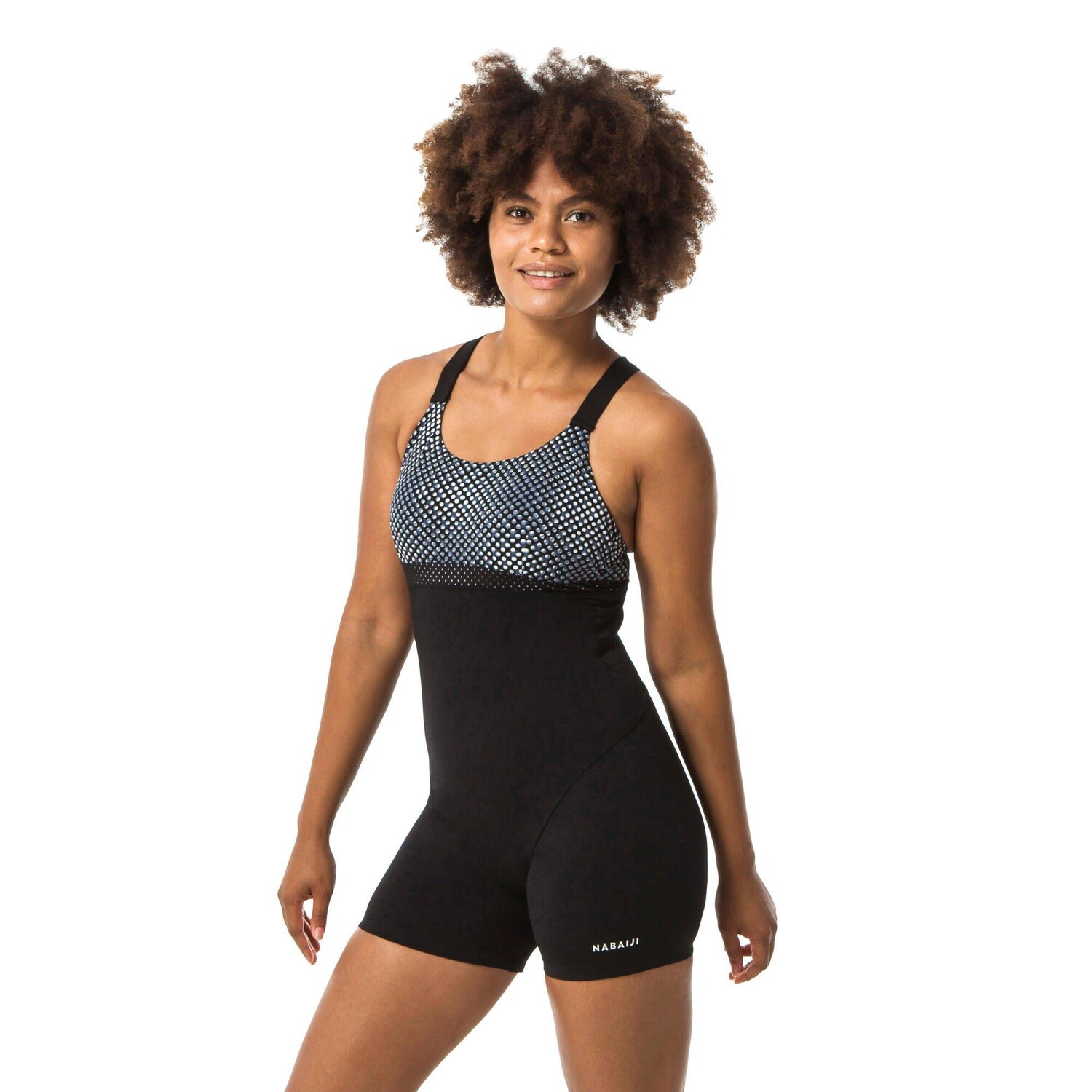 

Цельный купальник Decathlon Fit-Biking Shorty Elea Bul Nabaiji, серый