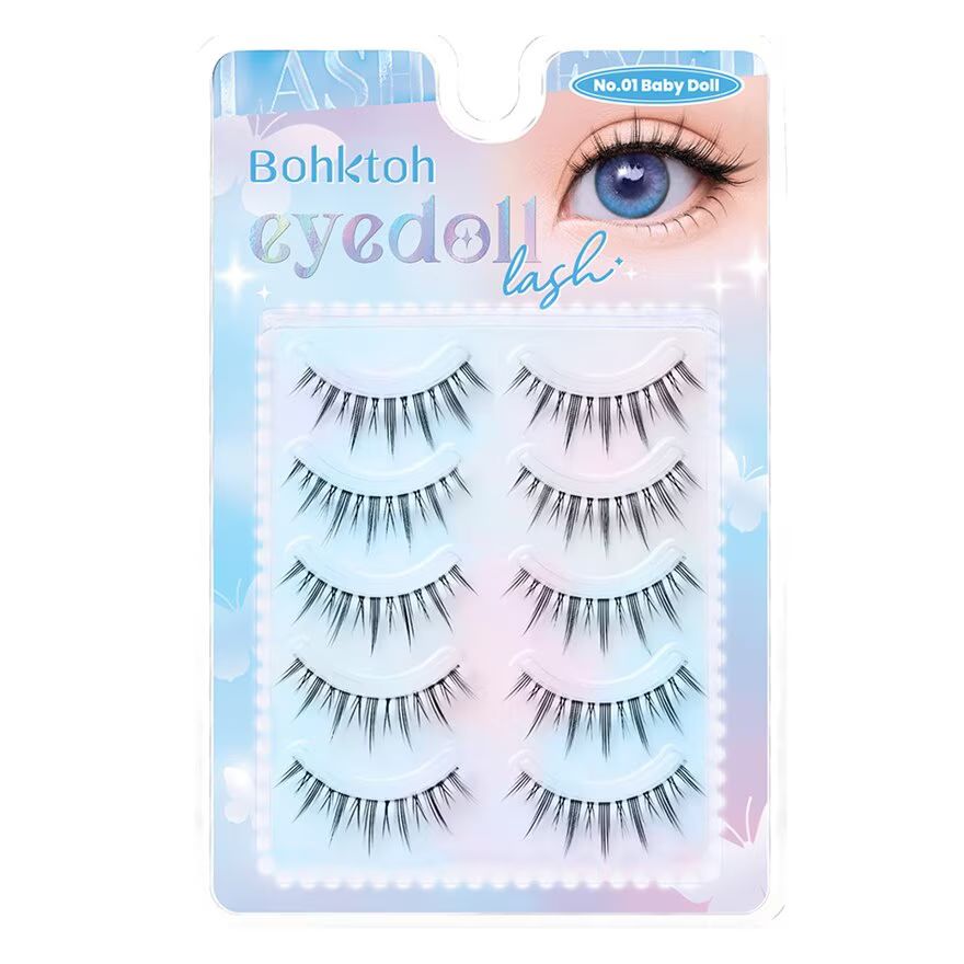 

Bohktoh Eyedoll Lash 5 пар 01 Baby Doll, Baby Doll