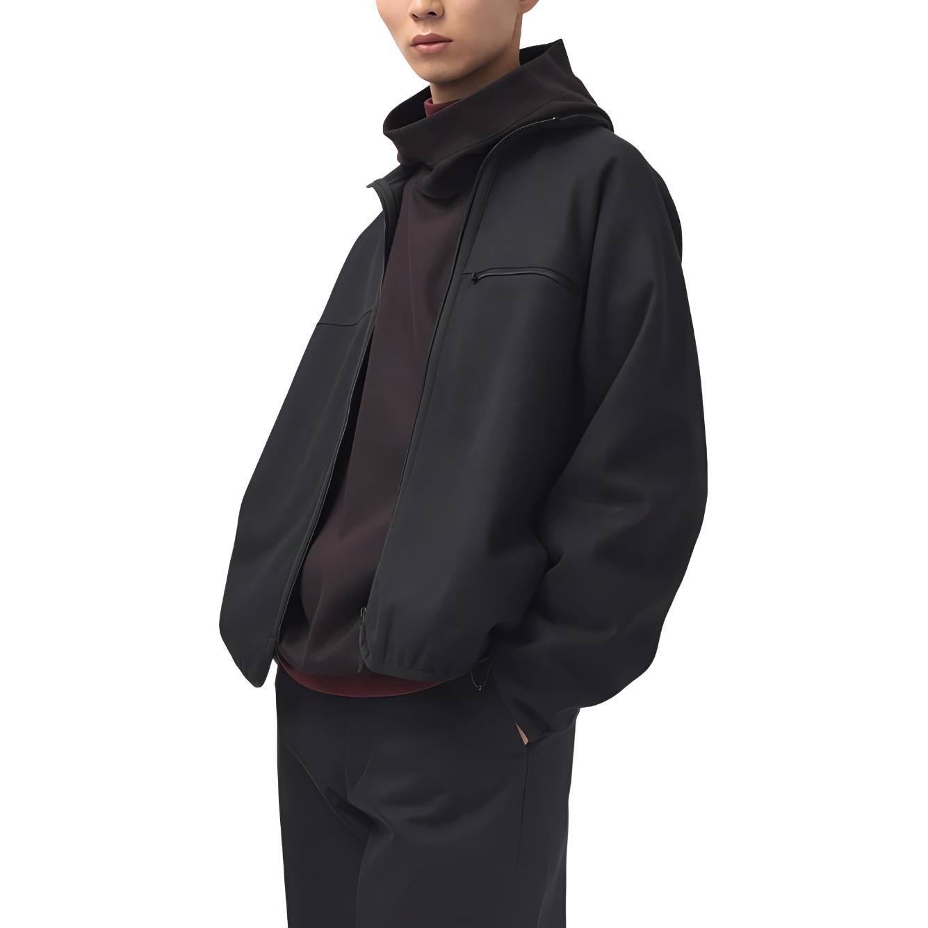 

UNIQLO Унисекс куртка темно-серого цвета, Dark Gray